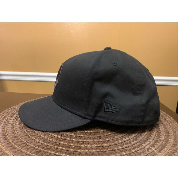 Harley Davidson New Era 59Fifty Fitted Baseball Cap Hat Tonal Skull 7-5/8 XL - Picture 2 of 7